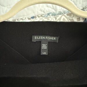 Eileen Fisher Classic Black Knit Top